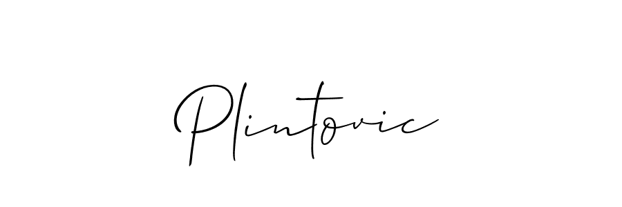 You can use this online signature creator to create a handwritten signature for the name Plintovic. This is the best online autograph maker. Plintovic signature style 2 images and pictures png