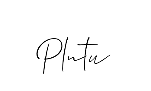 It looks lik you need a new signature style for name Plntu. Design unique handwritten (Allison_Script) signature with our free signature maker in just a few clicks. Plntu signature style 2 images and pictures png