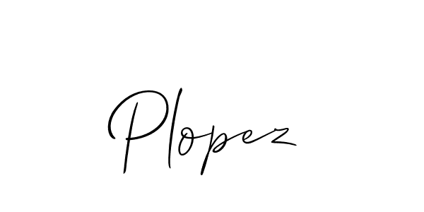 Once you've used our free online signature maker to create your best signature Allison_Script style, it's time to enjoy all of the benefits that Plopez name signing documents. Plopez signature style 2 images and pictures png