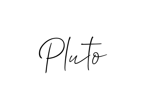 if you are searching for the best signature style for your name Pluto. so please give up your signature search. here we have designed multiple signature styles  using Allison_Script. Pluto signature style 2 images and pictures png