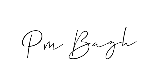 Make a beautiful signature design for name Pm Bagh. Use this online signature maker to create a handwritten signature for free. Pm Bagh signature style 2 images and pictures png