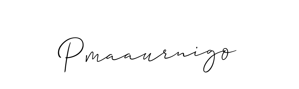 if you are searching for the best signature style for your name Pmaaurnigo. so please give up your signature search. here we have designed multiple signature styles  using Allison_Script. Pmaaurnigo signature style 2 images and pictures png