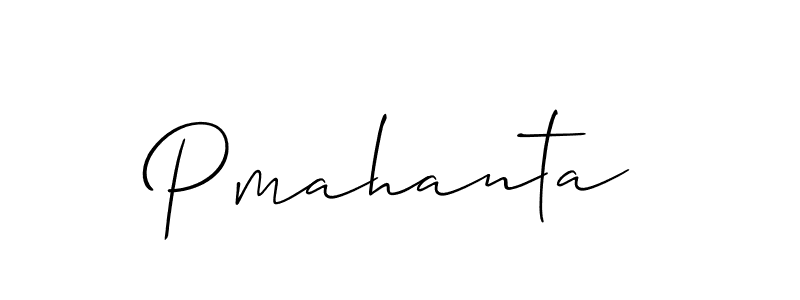 Best and Professional Signature Style for Pmahanta. Allison_Script Best Signature Style Collection. Pmahanta signature style 2 images and pictures png