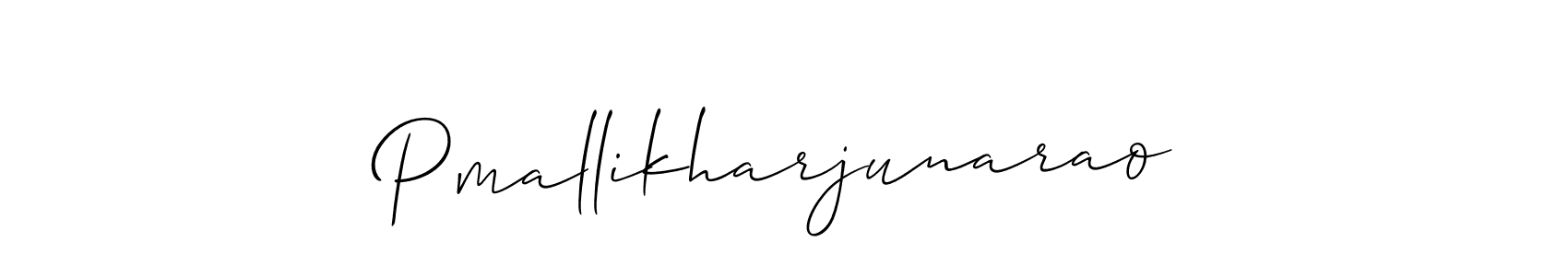 You should practise on your own different ways (Allison_Script) to write your name (Pmallikharjunarao) in signature. don't let someone else do it for you. Pmallikharjunarao signature style 2 images and pictures png