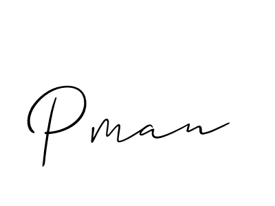 How to make Pman name signature. Use Allison_Script style for creating short signs online. This is the latest handwritten sign. Pman signature style 2 images and pictures png