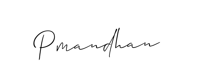 You should practise on your own different ways (Allison_Script) to write your name (Pmandhan) in signature. don't let someone else do it for you. Pmandhan signature style 2 images and pictures png