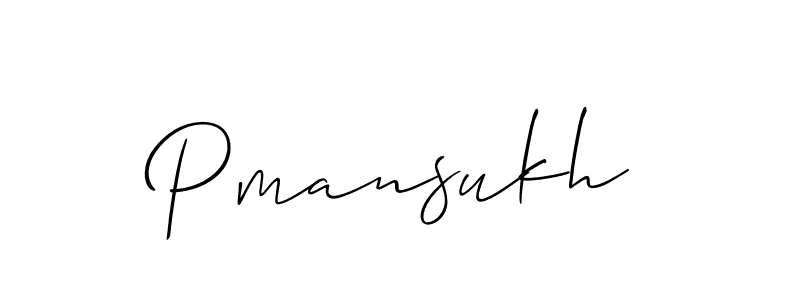 It looks lik you need a new signature style for name Pmansukh. Design unique handwritten (Allison_Script) signature with our free signature maker in just a few clicks. Pmansukh signature style 2 images and pictures png
