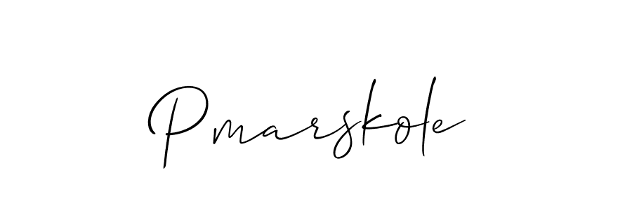 Similarly Allison_Script is the best handwritten signature design. Signature creator online .You can use it as an online autograph creator for name Pmarskole. Pmarskole signature style 2 images and pictures png