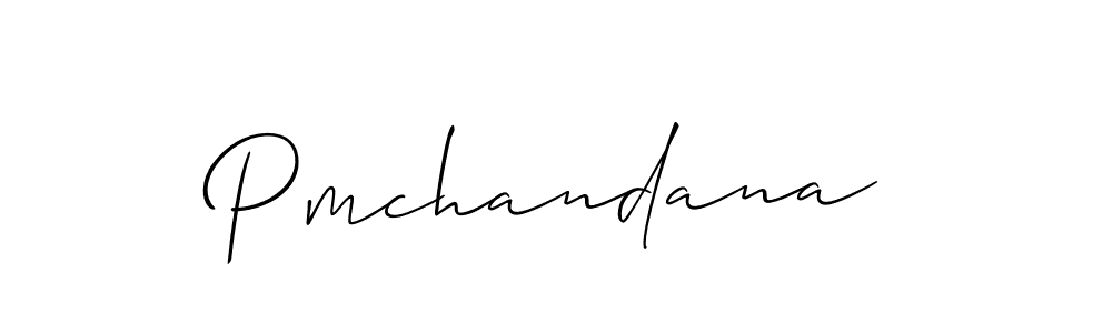 Make a beautiful signature design for name Pmchandana. Use this online signature maker to create a handwritten signature for free. Pmchandana signature style 2 images and pictures png