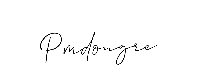 The best way (Allison_Script) to make a short signature is to pick only two or three words in your name. The name Pmdongre include a total of six letters. For converting this name. Pmdongre signature style 2 images and pictures png