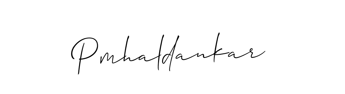 You should practise on your own different ways (Allison_Script) to write your name (Pmhaldankar) in signature. don't let someone else do it for you. Pmhaldankar signature style 2 images and pictures png