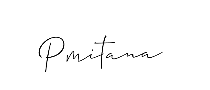 Make a short Pmitana signature style. Manage your documents anywhere anytime using Allison_Script. Create and add eSignatures, submit forms, share and send files easily. Pmitana signature style 2 images and pictures png