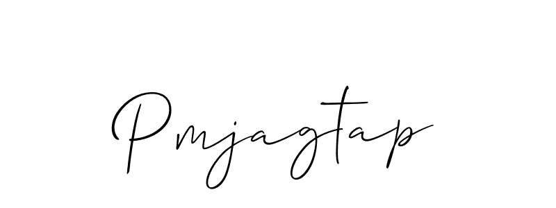 How to make Pmjagtap signature? Allison_Script is a professional autograph style. Create handwritten signature for Pmjagtap name. Pmjagtap signature style 2 images and pictures png