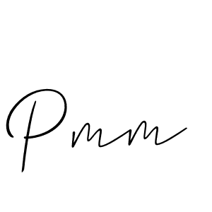 Also You can easily find your signature by using the search form. We will create Pmm name handwritten signature images for you free of cost using Allison_Script sign style. Pmm signature style 2 images and pictures png