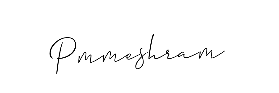Also we have Pmmeshram name is the best signature style. Create professional handwritten signature collection using Allison_Script autograph style. Pmmeshram signature style 2 images and pictures png