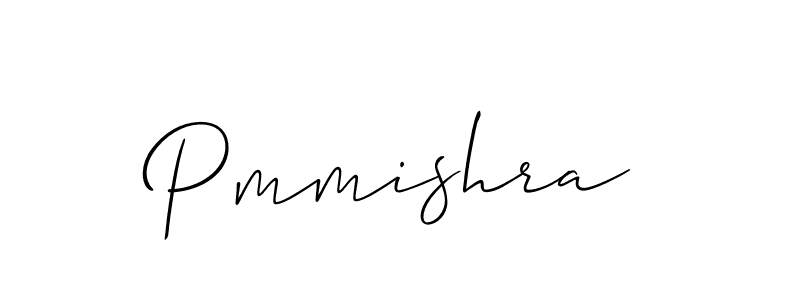 How to make Pmmishra name signature. Use Allison_Script style for creating short signs online. This is the latest handwritten sign. Pmmishra signature style 2 images and pictures png