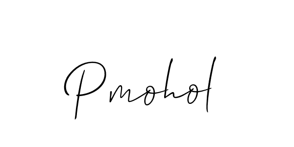 Also You can easily find your signature by using the search form. We will create Pmohol name handwritten signature images for you free of cost using Allison_Script sign style. Pmohol signature style 2 images and pictures png