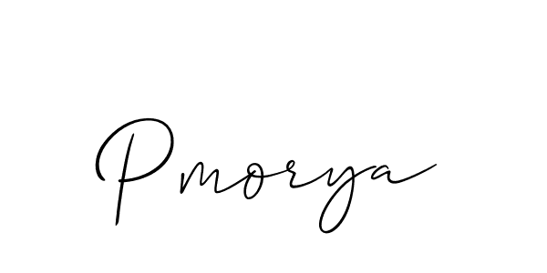 You can use this online signature creator to create a handwritten signature for the name Pmorya. This is the best online autograph maker. Pmorya signature style 2 images and pictures png