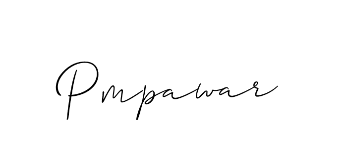 How to make Pmpawar signature? Allison_Script is a professional autograph style. Create handwritten signature for Pmpawar name. Pmpawar signature style 2 images and pictures png