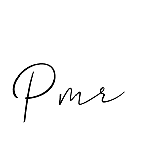 How to make Pmr signature? Allison_Script is a professional autograph style. Create handwritten signature for Pmr name. Pmr signature style 2 images and pictures png