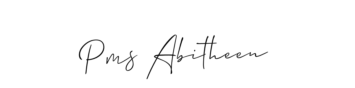 You can use this online signature creator to create a handwritten signature for the name Pms Abitheen. This is the best online autograph maker. Pms Abitheen signature style 2 images and pictures png