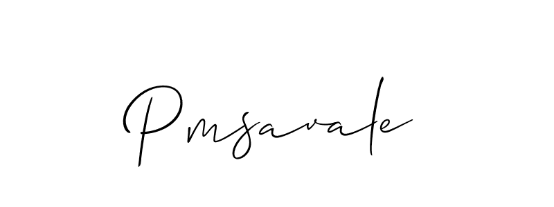 Use a signature maker to create a handwritten signature online. With this signature software, you can design (Allison_Script) your own signature for name Pmsavale. Pmsavale signature style 2 images and pictures png