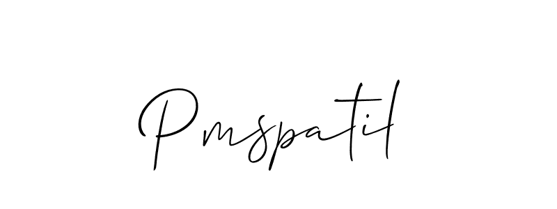 Pmspatil stylish signature style. Best Handwritten Sign (Allison_Script) for my name. Handwritten Signature Collection Ideas for my name Pmspatil. Pmspatil signature style 2 images and pictures png