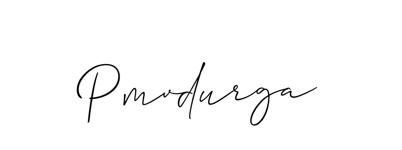 Similarly Allison_Script is the best handwritten signature design. Signature creator online .You can use it as an online autograph creator for name Pmvdurga. Pmvdurga signature style 2 images and pictures png