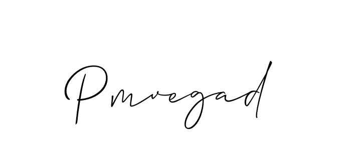 Make a beautiful signature design for name Pmvegad. With this signature (Allison_Script) style, you can create a handwritten signature for free. Pmvegad signature style 2 images and pictures png