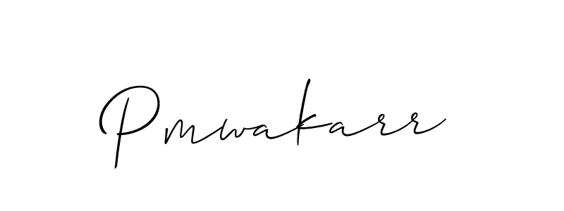 Also we have Pmwakarr name is the best signature style. Create professional handwritten signature collection using Allison_Script autograph style. Pmwakarr signature style 2 images and pictures png