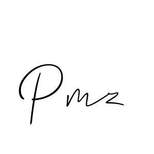Design your own signature with our free online signature maker. With this signature software, you can create a handwritten (Allison_Script) signature for name Pmz. Pmz signature style 2 images and pictures png