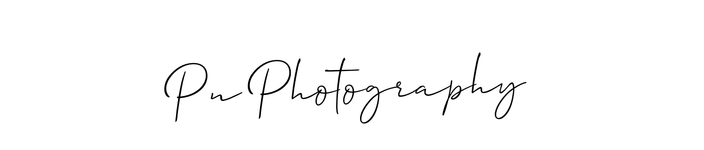 How to make Pn Photography signature? Allison_Script is a professional autograph style. Create handwritten signature for Pn Photography name. Pn Photography signature style 2 images and pictures png