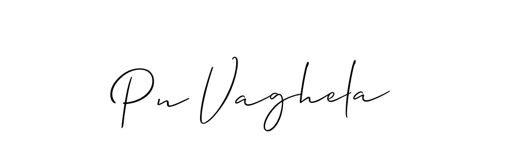 Allison_Script is a professional signature style that is perfect for those who want to add a touch of class to their signature. It is also a great choice for those who want to make their signature more unique. Get Pn Vaghela name to fancy signature for free. Pn Vaghela signature style 2 images and pictures png