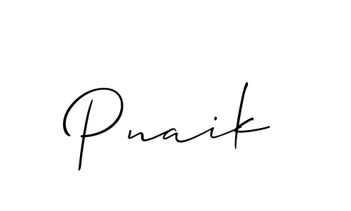 Best and Professional Signature Style for Pnaik. Allison_Script Best Signature Style Collection. Pnaik signature style 2 images and pictures png