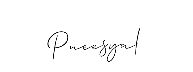 Make a beautiful signature design for name Pneesyal. Use this online signature maker to create a handwritten signature for free. Pneesyal signature style 2 images and pictures png