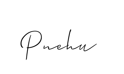 Allison_Script is a professional signature style that is perfect for those who want to add a touch of class to their signature. It is also a great choice for those who want to make their signature more unique. Get Pnehu name to fancy signature for free. Pnehu signature style 2 images and pictures png