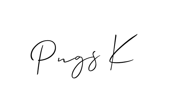 Best and Professional Signature Style for Pngs K. Allison_Script Best Signature Style Collection. Pngs K signature style 2 images and pictures png