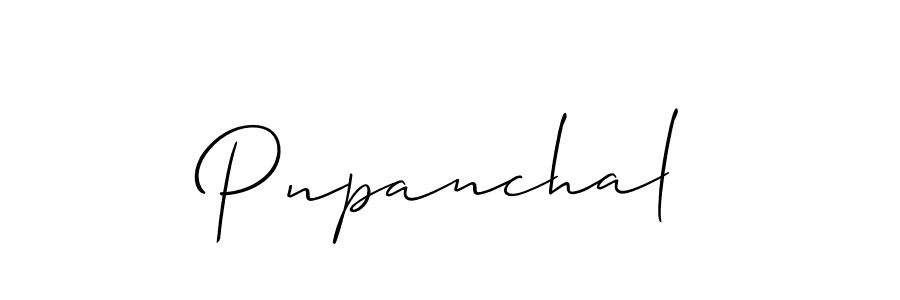 The best way (Allison_Script) to make a short signature is to pick only two or three words in your name. The name Pnpanchal include a total of six letters. For converting this name. Pnpanchal signature style 2 images and pictures png