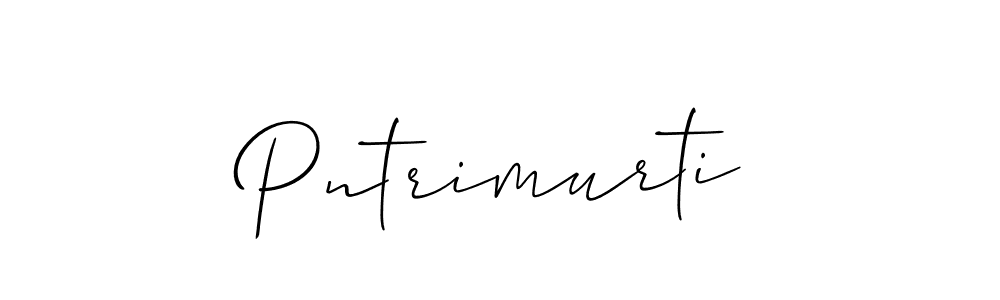 Pntrimurti stylish signature style. Best Handwritten Sign (Allison_Script) for my name. Handwritten Signature Collection Ideas for my name Pntrimurti. Pntrimurti signature style 2 images and pictures png