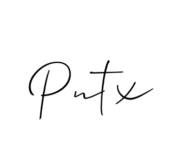 Also we have Pntx name is the best signature style. Create professional handwritten signature collection using Allison_Script autograph style. Pntx signature style 2 images and pictures png