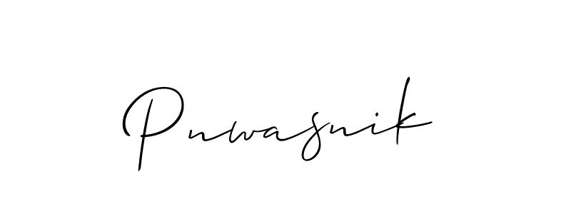 Once you've used our free online signature maker to create your best signature Allison_Script style, it's time to enjoy all of the benefits that Pnwasnik name signing documents. Pnwasnik signature style 2 images and pictures png