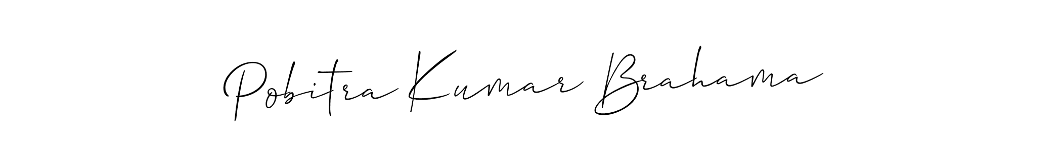 if you are searching for the best signature style for your name Pobitra Kumar Brahama. so please give up your signature search. here we have designed multiple signature styles  using Allison_Script. Pobitra Kumar Brahama signature style 2 images and pictures png