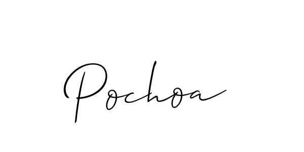 Similarly Allison_Script is the best handwritten signature design. Signature creator online .You can use it as an online autograph creator for name Pochoa. Pochoa signature style 2 images and pictures png