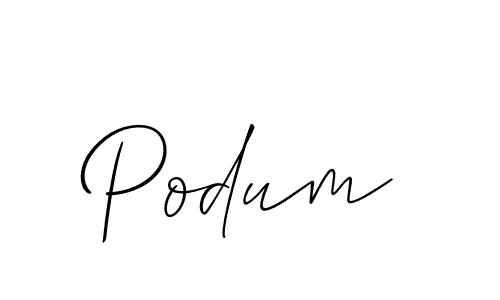 Make a short Podum signature style. Manage your documents anywhere anytime using Allison_Script. Create and add eSignatures, submit forms, share and send files easily. Podum signature style 2 images and pictures png