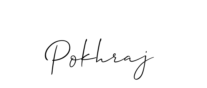 You should practise on your own different ways (Allison_Script) to write your name (Pokhraj) in signature. don't let someone else do it for you. Pokhraj signature style 2 images and pictures png