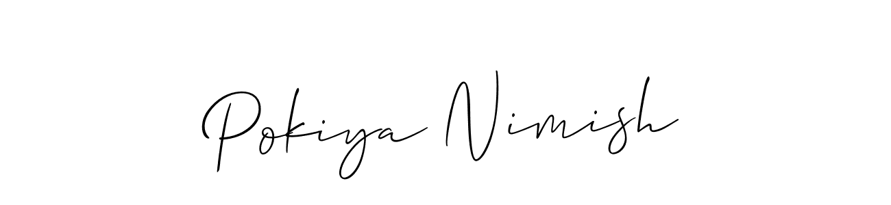 Here are the top 10 professional signature styles for the name Pokiya Nimish. These are the best autograph styles you can use for your name. Pokiya Nimish signature style 2 images and pictures png