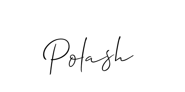 How to make Polash name signature. Use Allison_Script style for creating short signs online. This is the latest handwritten sign. Polash signature style 2 images and pictures png