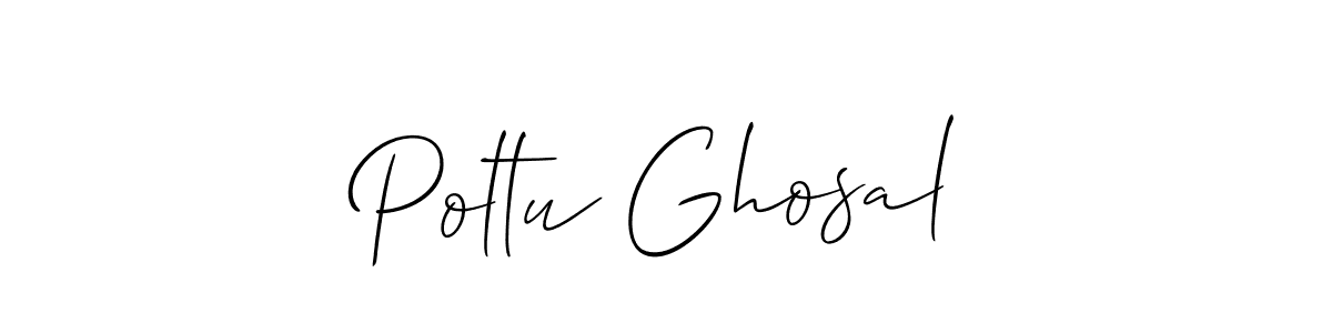 It looks lik you need a new signature style for name Poltu Ghosal. Design unique handwritten (Allison_Script) signature with our free signature maker in just a few clicks. Poltu Ghosal signature style 2 images and pictures png