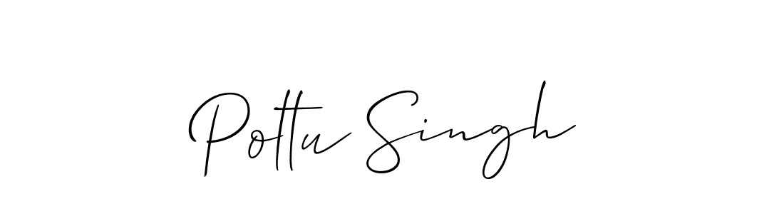 You should practise on your own different ways (Allison_Script) to write your name (Poltu Singh) in signature. don't let someone else do it for you. Poltu Singh signature style 2 images and pictures png