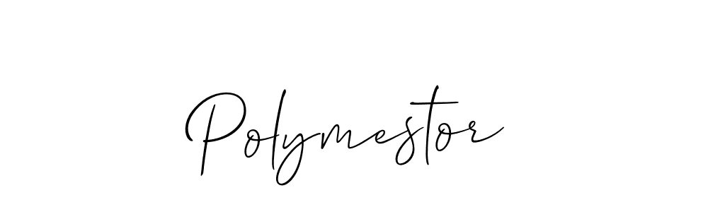 How to make Polymestor name signature. Use Allison_Script style for creating short signs online. This is the latest handwritten sign. Polymestor signature style 2 images and pictures png